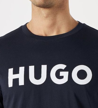 HUGO Dolive T Shirt in Dunkelblau für 20€ (statt 33€)