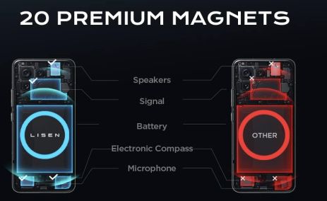 LISEN MagSafe Handy Halterung Auto mit 15W Qi Ladefunktion für 12,74€ (statt 25€)