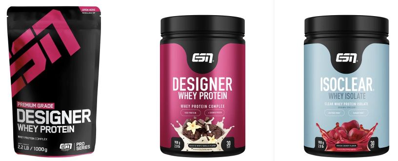 Fitmart: Kaufe 4 zahl 3    günstiges ESN Whey & Protein Snacks