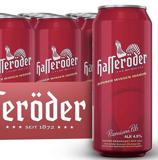🍺 24x Hasseröder Premium Pils Dosenbier (0,5L) für 15,19€ (statt 20€) – 0,63€ je Dose