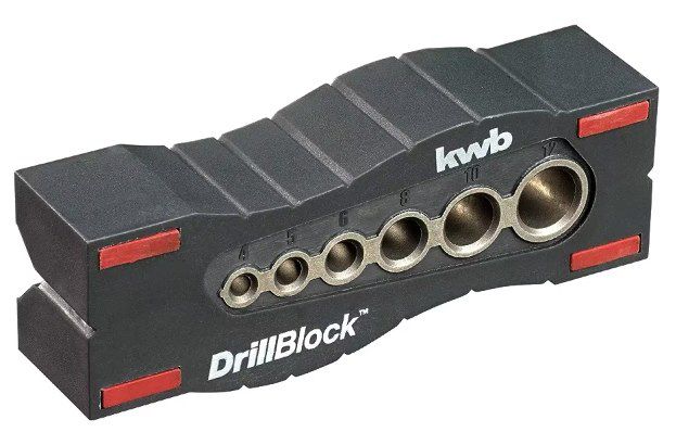kwb Bohrhilfe / Bohrlehre Ø 44899 mm DrillBlock für 5,99€ (statt 11€)