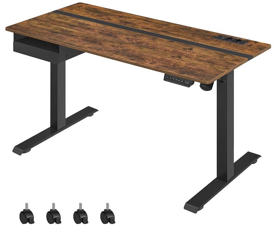 VASAGLE Höhenverstellbarer Schreibtisch mit USB & Steckdosen für 151,99€ (statt 240€)