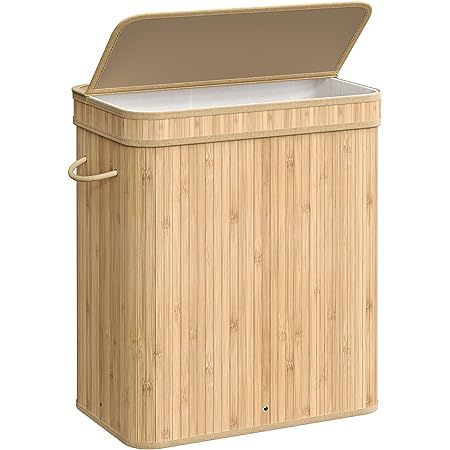 Songmics Wäschekorb mit Deckel (100 L) für 22,94€ (statt 32€)