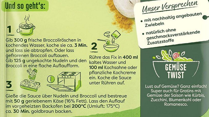 21x Knorr Fix Würzmischung Nudel Broccoli Auflauf für 8,23€ (statt 21€)