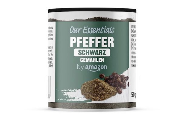 50g by Amazon schwarzer Pfeffer gemahlen für 0,79€