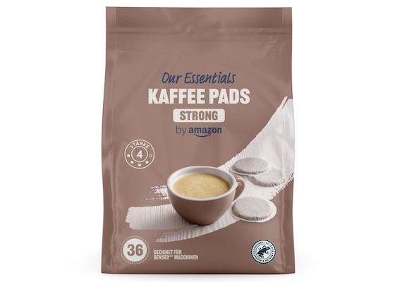 36x by Amazon Kaffeepads Strong für 3,99€