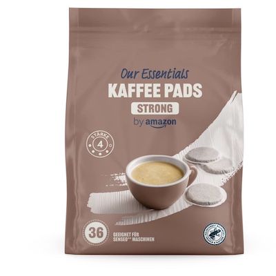 36x by Amazon Kaffeepads Strong für 3,99€