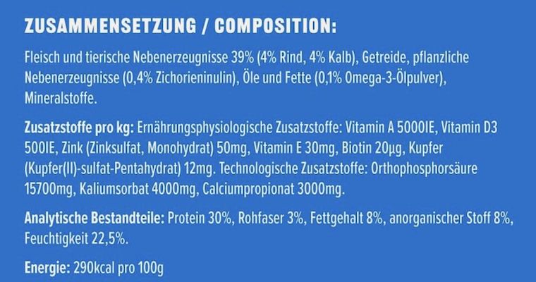 20 Kau Streifen by Amazon für den Hund (200g) für 0,67€