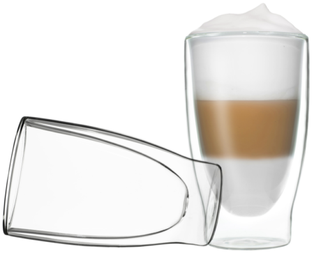 6x DUOS Latte Macchiato Doppelwandige Gläser + 6 Löffel für 26,99€ (statt 37€)