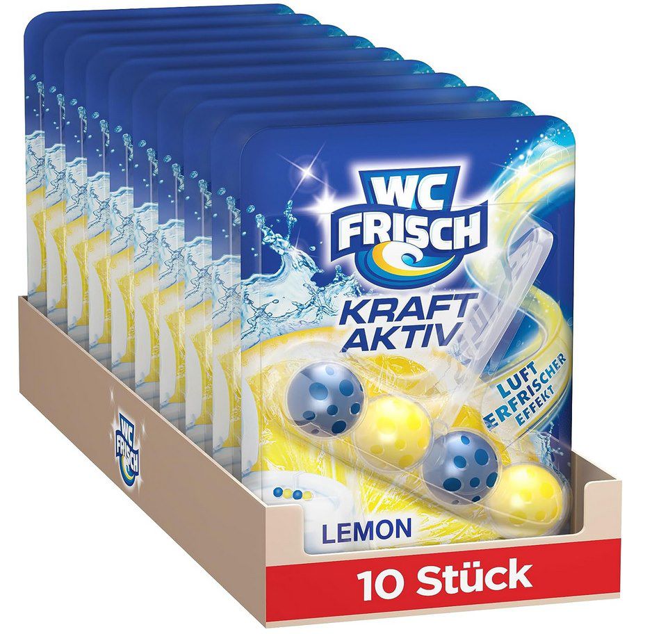 3 für 2 WC FRISCH Kraft Aktiv Duftspüler   z.B. 3x 10 Lemon ab 27€ (statt 51€)