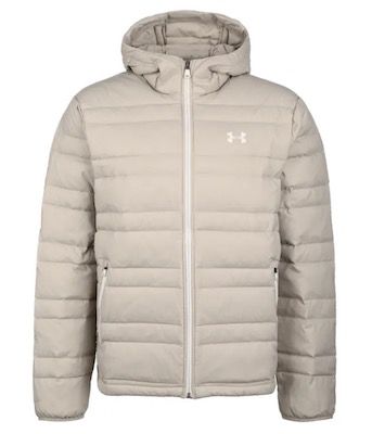 Under Armour Daunenjacke Down Hooded in Beige für 55,94€ (statt 115€)   nur S + M