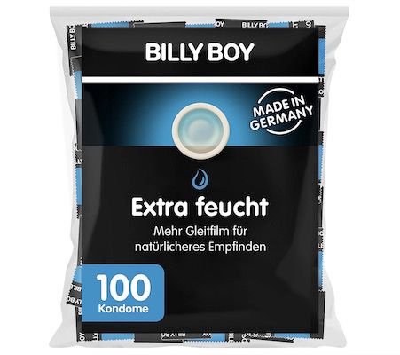100er Pack Billy Boy Extra Feucht Kondome für 22,86€ (statt 48€)