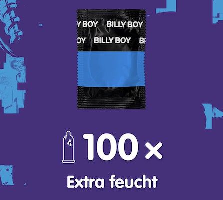 100er Pack Billy Boy Extra Feucht Kondome für 20,99€ (statt 35€)