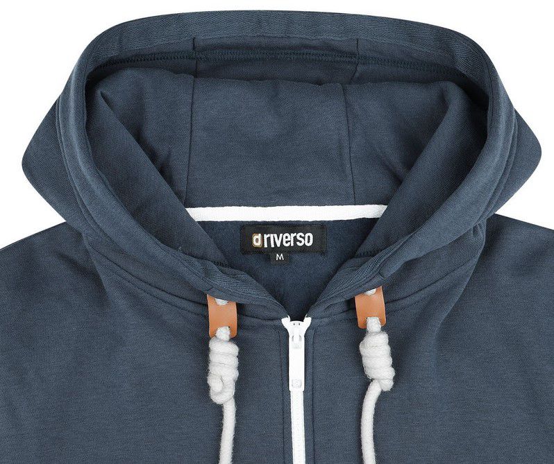 riverso RIVThilo Herren Zipper Hoodie bis 5XL für 29,95€ (statt 40€)