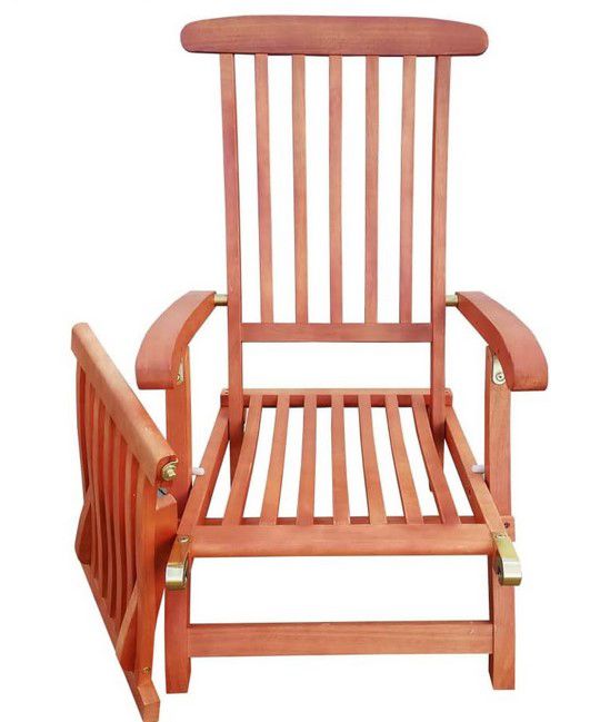 KMH Deckchair aus massivem Eukalyptusholz für 59,95€ (statt 80€)