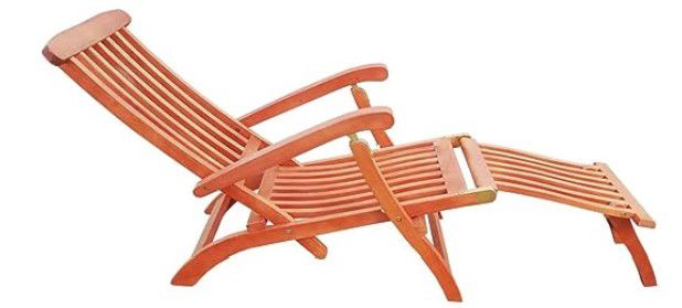 KMH Deckchair aus massivem Eukalyptusholz für 59,95€ (statt 80€)