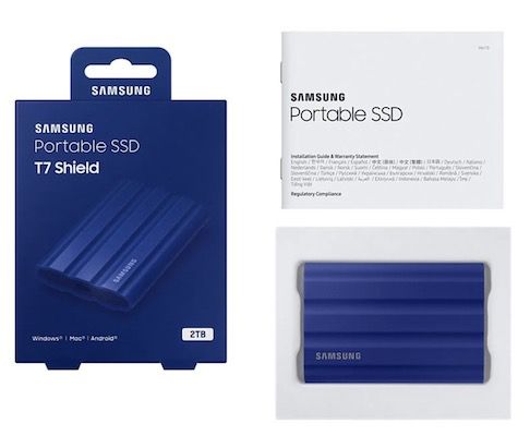 10% Rabatt auf Samsung T7 SSDs   z.B. 4 TB SSD T7 Shield für 219,60€ (statt 242€)