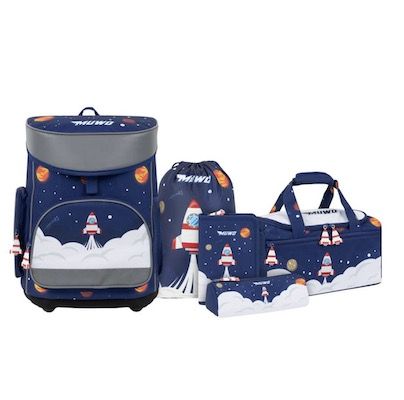 👦 MUWO Kinder Schulranzen Set, 5-tlg. für 54,94€ (statt 69€) – mehrere Designs
