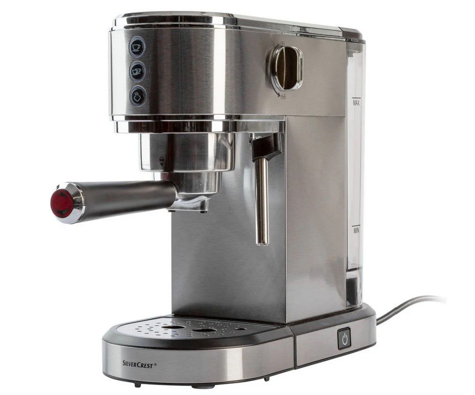 Silvercrest Slim SSMS 1350 B2 Siebträger Espressomaschine für 55,94€ (statt 89€)