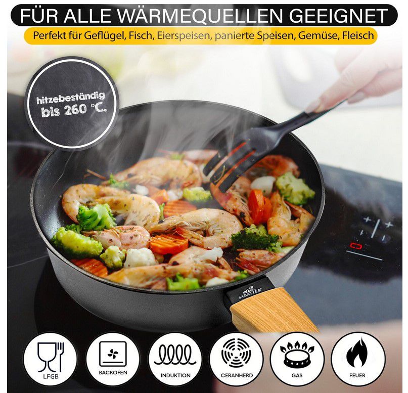 Sabatier Schmor  und Pfannenset 24/28cm für 33,33€ (statt 80€)