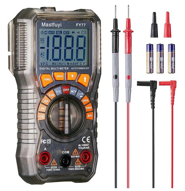 Mastfuyi  ‎FY77 Digital Multimeter LED NCV für nur 9,99€ (statt 28€)