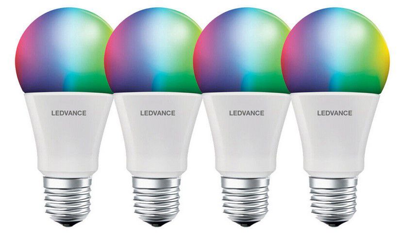4 x LEDVANCE Smart+ E27 LED Lampen RGB für 9,99€ (statt 20€)
