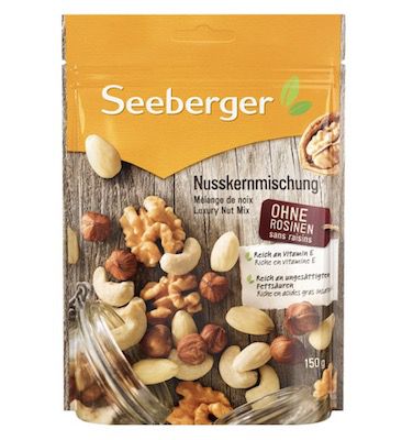 5x 150g Seeberger Nusskernmischung für 10,61€ (statt 15€)