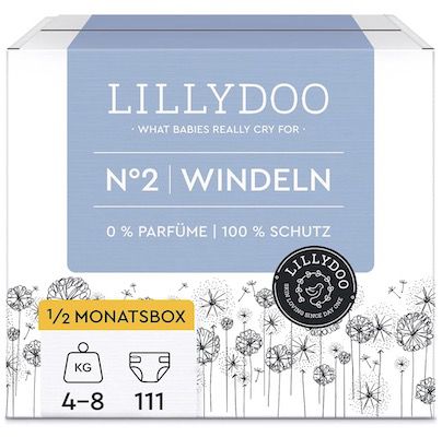 111er Pack LILLYDOO hautfreundliche Windeln Größe 2 (4 8 kg) für 18,79€ (statt 24€)