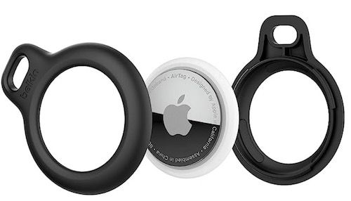 2x Belkin AirTag Hülle mit Schlüsselanhänger für 13,99€ (statt 17€)