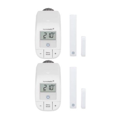 2er Pack Homematic IP Thermostate inkl. Fensterkontakte für 99,95€ (statt 140€)