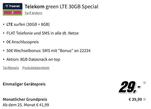 🔥 Samsung Galaxy S23 Ultra für 29€ + Telekom Allnet 38GB 39,99€ mtl. + 50€ Bonus
