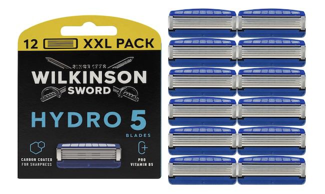 🪒 12x Wilkinson Rasierklingen Sword Hydro 5 Skin Protection für 14,91€ (statt 20€)