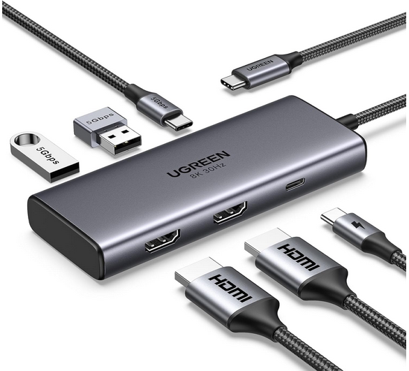 💾 UGREEN Revodok USB C Docking Station für 21,99€ (statt 50€)