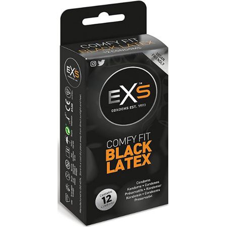 12er Pack EXS Black schwarze Latex Kondome ab 4,20€ (statt 7€)