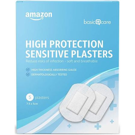 60er Pack Amazon Basic Care Sensitiv Pflaster ab 3,29€ (statt 6€)