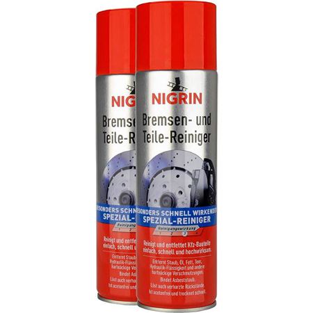 2er Pack NIGRIN Bremsen  & Teilereiniger, 500 ml für 10,40€ (statt 13€)