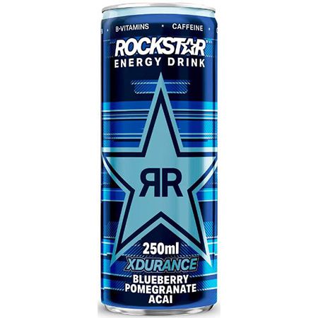 12er Pack Rockstar Xdurance Blueberry Pomegranate Acai, 250ml ab 7,57€ (statt 12€)