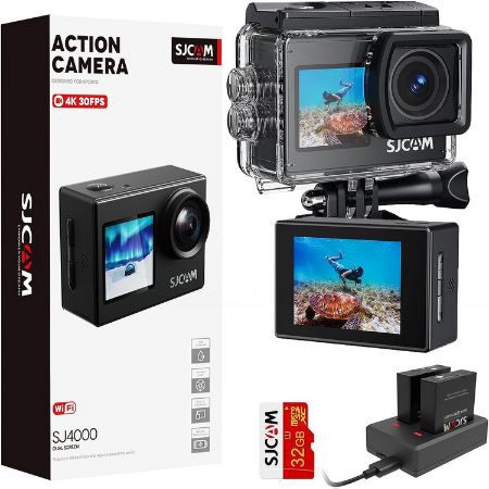 SJCAM Upgraded SJ4000 4K Action Kamera Set für 44,99€ (statt 90€)