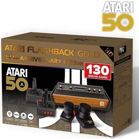 Atari Flashback 11 Gold   50th Anniversary Retro Konsole für 77,89€ (statt 97€)