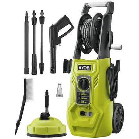 Ryobi RY140PWA Hochdruckreiniger mit 140bar/1.800W für 179,99€ (statt 210€)