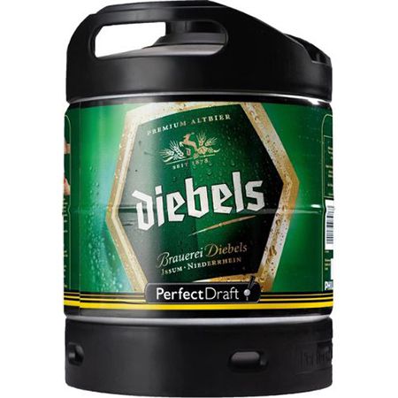 6 Liter Diebels Alt Original Altbier, Perfect Draft ab 12,82€ + Pfand (statt 21€)