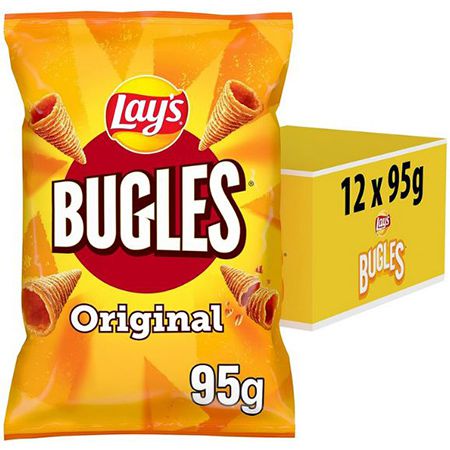 12x Lays Bugles Original Mais Snack (95g) ab 16,37€ (statt 21€)