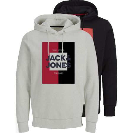 2er Pack Jack & Jones Oscar Sweatshirt in 2 Designs für je 58,41€ (statt 65€)