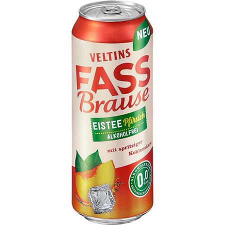 24x Veltins Fassbrause 🍑 Eistee Pfirsich, 0,5L ab 13,70€ (statt 23€)