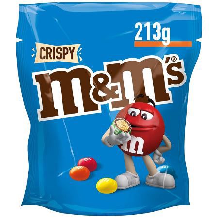 M&Ms Crispy Schokolinsen mit Knusperkern, 213g ab 2,71€ (statt 4€)