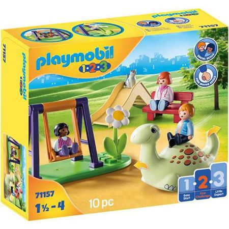 Playmobil 71157 &#8211; 1.2.3 Spielplatz für 9€ (statt 19€)