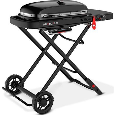 Weber Traveler Stealth Gasgrill, klappbar für 419€ (statt 469€)