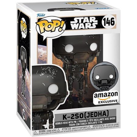 Funko POP! Star Wars: ATG   K 2SO mit Pin für 9,99€ (statt 16€)