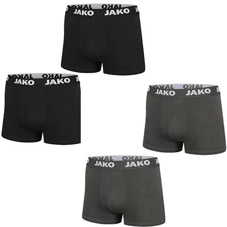 6er Pack Jako Basic Boxershort, Farben mischbar für 19,99€ (statt 30€)