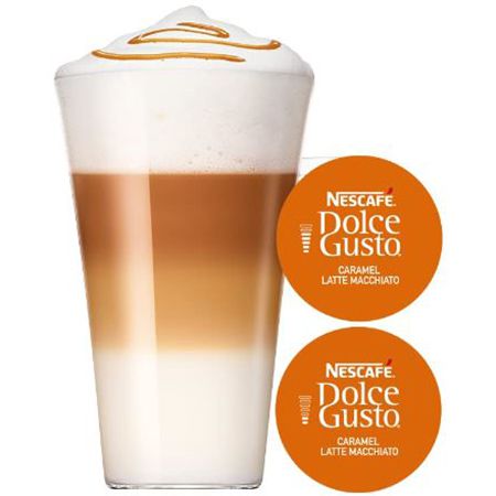 96er Pack Nescafe Dolce Gusto Latte Macchiato Caramel für 28,49€ (statt 36€)